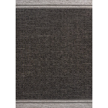 Alda Modern Minimalist Mingled Solid Indoor/Outdoor Area Rug